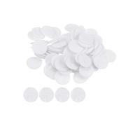 sourcing map 100pcs Rond Feutre Cercles, 10mm 3/8" Artisanat Feutre Tampons Non-Tissé Tissu Tampon pour Bricolage Couture Artisanat Coupe Projets Artisanat Finition, Blanc