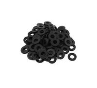sourcing map- 100pcs Rondelle Plat en Caoutchouc pour Tuyau Robinet Passe-fil, 8x16x2mm
