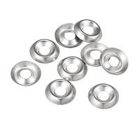 Sourcing Map 100pcs Rondelles à Tête Fraisée en Acier Inoxydable 304 - 13,5mm x 4,8mm x 2,5mm - Cuvette Tasse pour Boulon à Vis