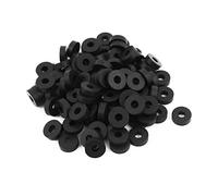 sourcing map 100pcs Rondelles plates en caoutchouc 13 mm OD 5 mm ID 4 mm d'épaisseur pour tuyau d'eau de robinet