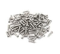 sourcing map 100pcs Vis M2,5 x 10mm Acier Inoxydable Tête CroiséE Vis Autotaraudeuses