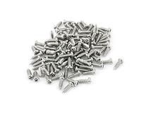 sourcing map 100pcs Vis M2,5 x 8mm Acier Inoxydable Tête CroiséE Vis Autotaraudeuses