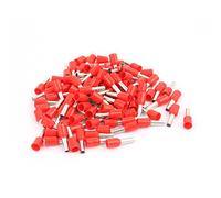 sourcing map 102 Pcs E4009 12, 4 mm2 AWG Ferrules Fil Fin Cordon Rouge Bornes
