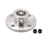 sourcing map 10mm diamètre intérieur H13 * D16 Coupleur Axe Bride Rigide Accouplement Arbre Guide Moteur connecteur de moteur ton argent pour pièces de bricolage