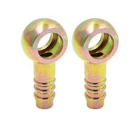 sourcing map 10mm ID Tuyau Barbe 14mm Banjo Adaptateur Montage Motocyclette Voiture 2pcs