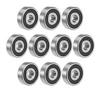 sourcing map 10mm Roulements Billes 6300-2RS Miniatures Blindés 10pcs