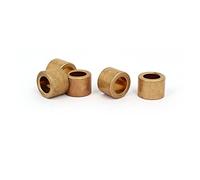 sourcing map 10mm x 16mm x 12mm douille autolubrifiante manchon roulements en laiton 5 pièces