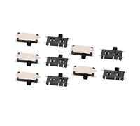 sourcing map 10pc 2 Position 7P 1P2T SMT Surface Mounted Devices Switch alimentation Mini 7x2x1mm