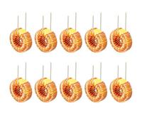 sourcing map 10Pc Horiz. Toroïdal Magnét. Inducteur Monocouche Fil Vent Bobiné 100uH 6ABobine