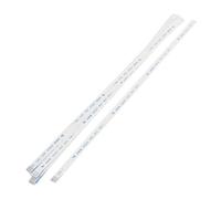 sourcing map 10Pcs 1.0mm Emplacement 4 Broches AWM 80C 60V VW-1 câble Flexible Plat FFC FPC 200mm