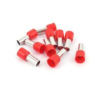sourcing map 10pcs 16mm2 Embout de Câble Embout de Câblage Cosse à Sertir électrique Fil Sertissage Borne Connecteur Terminal Virole Isolée Rouge E16-12 6AWG