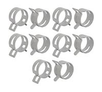 sourcing map 10pcs 19mm Collier Serrage Type ressort tuyau Flex carburant air à basse pression serrage clip