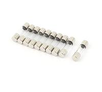 sourcing map 10Pcs 250V 0.2A 200mA Rapide Fusion Verre Fusibles Tubes 5mm x 20mm