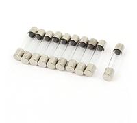 sourcing map 10Pcs 250V 3.5A Rapide Fusion Verre Fusibles Action Rapide Tubes 6mm x 30mm