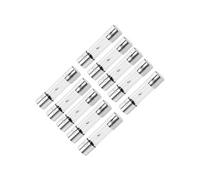 sourcing map- 10Pcs 250V 5A Lente Fusion Cartouche Verre Fusibles Stéréo Audio 5mm x 20mm