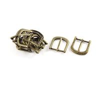 sourcing map 10pcs 34mmx32mm ton bronze style rétro seul volet boucle fer cheval