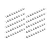 sourcing map 10Pcs 3mm x 40mm Goupille 304 INOX Acier Chevilles Support Étagères Argenté