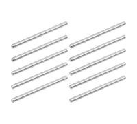 sourcing map 10Pcs 3mm x 50mm Goupille 304 INOX Acier Chevilles Support Étagères Argenté