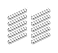 sourcing map 10Pcs 4mm x 20mm Goupille 304 INOX Acier Goupilles Étagère Chevilles Support Étagères Argenté