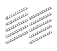 sourcing map 10Pcs 4mm x 40mm Goupille 304 INOX Acier Chevilles Support Étagères Argenté