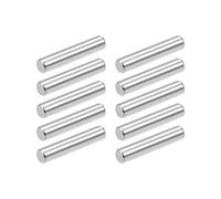 sourcing map 10Pcs 5mm x 25mm Goupille 304 INOX Acier Chevilles Support Étagères Argenté