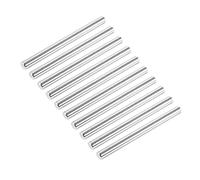 sourcing map 10Pcs 5mm x 60mm Goupille 304 Inox Acier Chevilles Support Étagères Argenté