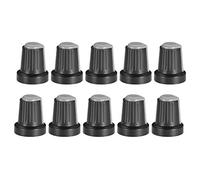 sourcing map 10Pcs 6mm Arbre Trou Arbre Bouton pour Haut-parleur Effet Pedale Amplificateur Potentiomètre Boutons Gris