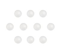 sourcing map 10pcs 6mm Nylon Solide Plastique Roulement Billes G1 Précision