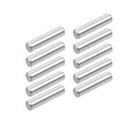 sourcing map 10Pcs 6mm x 25mm Goupille 304 INOX Acier Chevilles Support Étagères Argenté