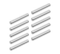 sourcing map 10Pcs 6mm x 40mm Goupille 304 Inox Acier Chevilles Support Étagères Argenté