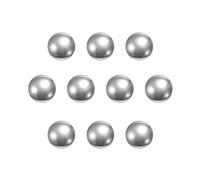 sourcing map 10Pcs 9.5mm 201 Inoxidable Acier Roulement Billes G200 Précision