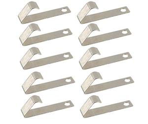 sourcing map 10Pcs AA/A/CR2/9V Batteries Métal Batterie Ressort Contact Plaque Rechange pour Télécommande Batterie Chargeur