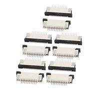 sourcing map 10Pcs bas Port 10 broches 1.0mm hauteur nappe FPC Connecteur connecteurs FFC