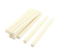 sourcing map 10pcs bâtons de colle thermofusible pour pistolet à colle fer à souder 7mmx100mm gris blanc