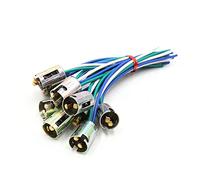 sourcing map 10pcs BAY15D Prise de Faisceau Ampoule Douille d'éclaire Ampoule Connecteur Extension Support