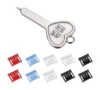 sourcing map 10pcs Bloqueur de Port USB Verrouillable/Dust PC avec odée