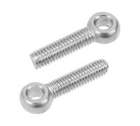 sourcing map 10pcs Boulon à œil anneau levage M6 x 25mm acier inoxydable 304 filetage