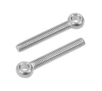 sourcing map 10pcs Boulon à œil anneau levage M6 x 40mm acier inoxydable 304 filetage