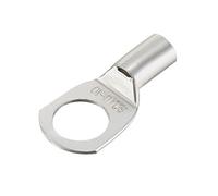 sourcing map 10pcs Cosse à Sertir Câble SC10-10 Non Isolé U-Type cuivre 10mm2 Connecteur fil Argent