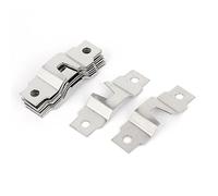 sourcing map 10pcs Crochet Cadre Photo Tableau 47mm x 15mm x 4mm métal trou double suspendre cintres