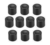sourcing map 10Pcs D Type 6mm Bouton Potentiomètre Guitare Contrôle Volume Ton Bouton, Noir