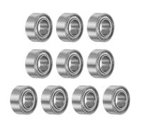 sourcing map 10Pcs de Roulements à Billes Miniatures MR63ZZ 3x6x2.5mm à Double Blindage pour Voitures et Camions RC TRX4 1/10, Imprimantes 3D, P6 (ABEC 3)