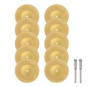 sourcing map 10pcs Diamant Coupe Roue 50mm Coupe Arrêt Disques Diamant