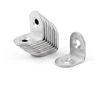 sourcing map 10Pcs équerres de fixation 20 x 20 mm angle droit