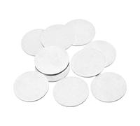sourcing map 10pcs Estampage Blanc Aluminium Rond Bricolage Étiquettes pour Artisanat Décoration 38mm