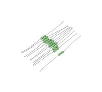 sourcing map- 10Pcs F 4A 125V Rechange Electriques Vert Ton Argent Métal Fusible Résistance