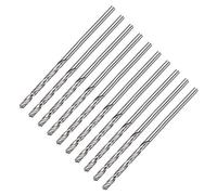 sourcing map 10pcs Foret Hélicoïdal Mèche 1,8mm en Acier Haute Vitesse HSS-4241 Pour Acier Alliage d'aluminium