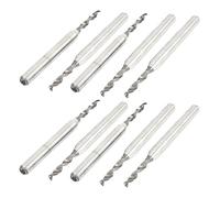 sourcing map 10pcs Foret PCB Micro 1.75 mm Astuce hélicoïdal Groove carbure de tungstène