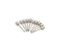 sourcing map- 10pcs Gonfleur Gonflage Pompe air vélo buse aiguille pour Vélo, Argenté