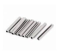 sourcing map 10pcs Goupille à Ressort Fendue M5x40mm Acier Inoxydable